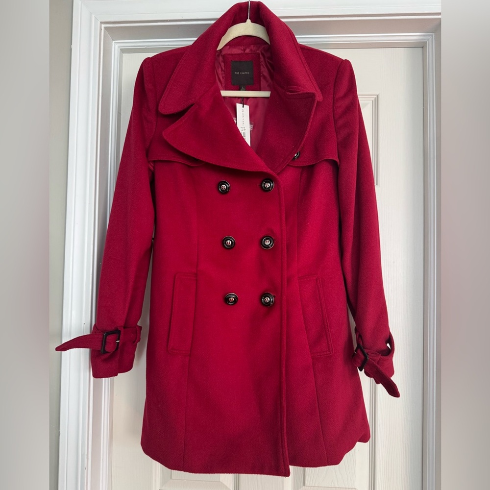 NWT | The Limited | Winter Trench / Peacoat | Red | Size Medium